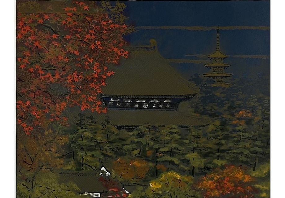 塔映四季・秋